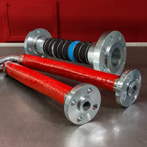 Tuyaux flexibles equipes off shore petrole gaz